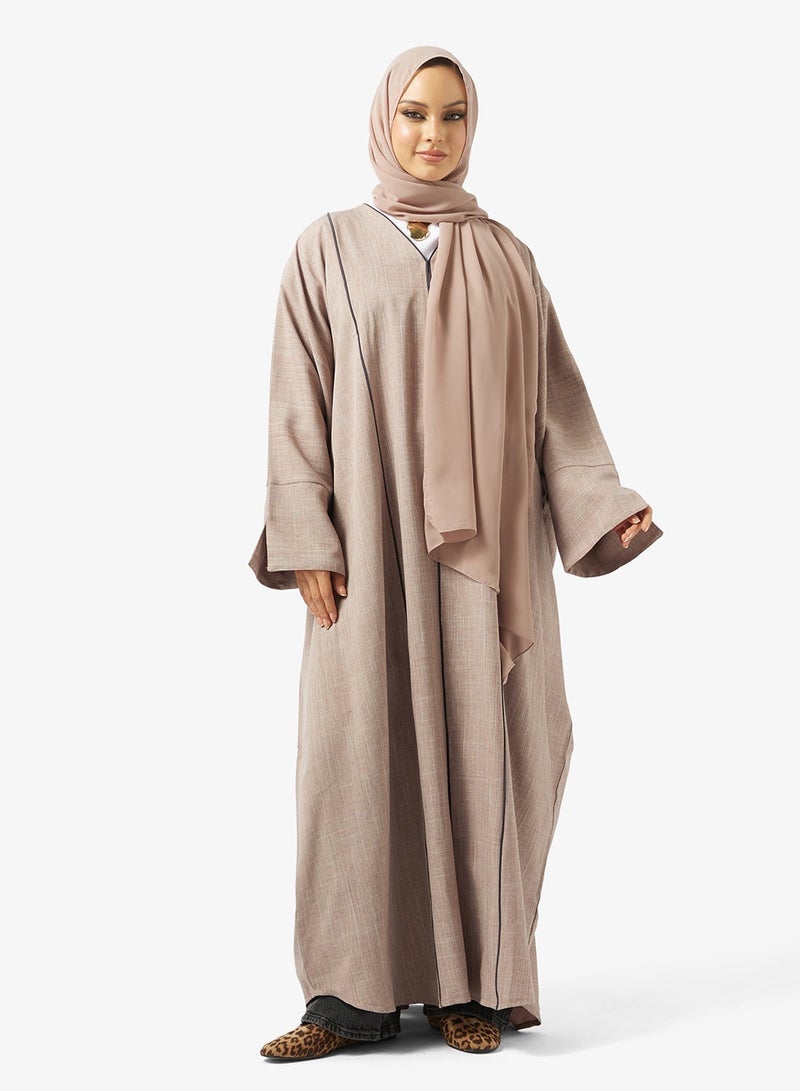 هيا كلوزيت عباية مفتوحة من الأمام ومزينة - Image 3